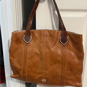 49 Square Miles leather tote